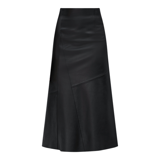 CHIC ÉTOILE LEATHER SKIRT