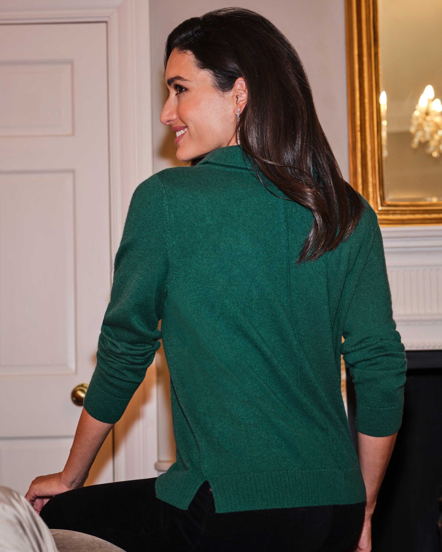 REVE D'OR JARDIN SECRET CASHMERE SWEATER