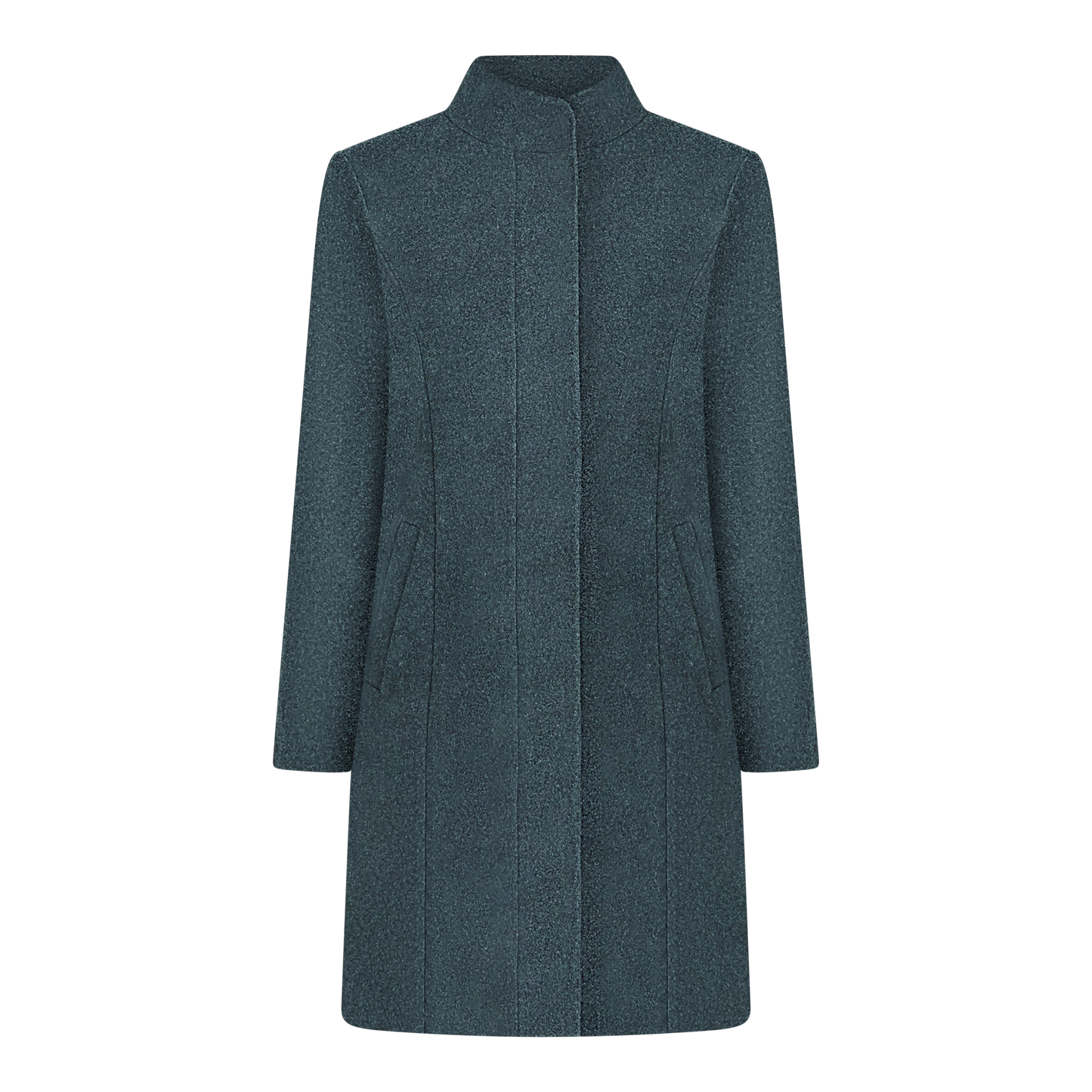 BOUCLÉ NECK COAT