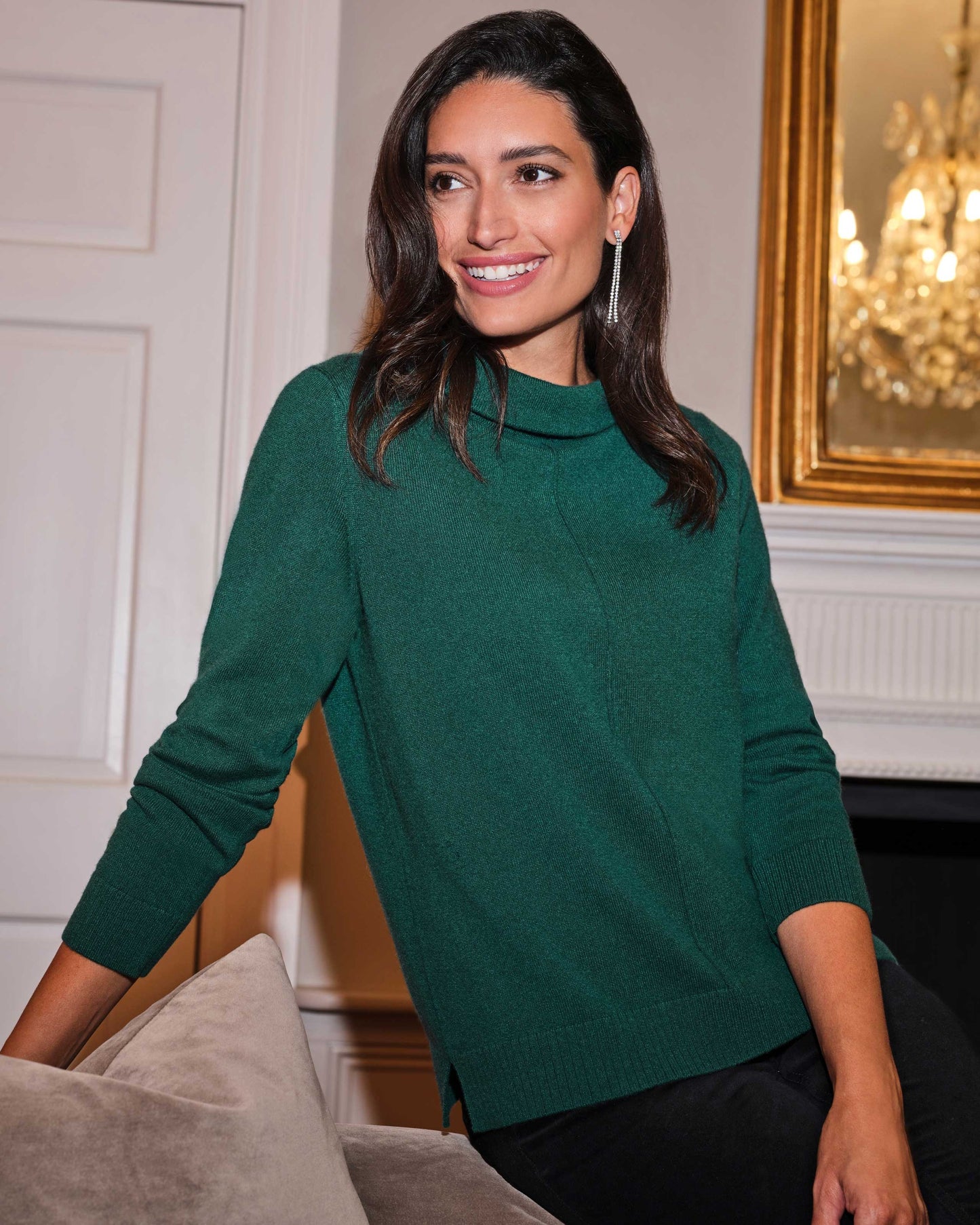 REVE D'OR JARDIN SECRET CASHMERE SWEATER